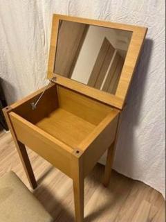 木製ドレッサー ミラー付き 無印良品 上品なスタイル 木製ドレッサー ミラー付き 無印良品 ドレッサー