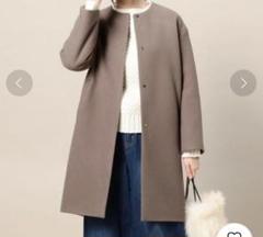 【最終お値下げ.美品：Beauty&Youth.ロングテーラードコートMサイズ】 テーラードダブル ロングコート