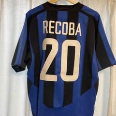 インテル レコバ RECOBA サッカーシャツ インテル(Inter Milan)2002-2003 A アウェイ #20 アルバロ