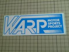 WARP MOTOR SPORTS ステッカー (約173mm×約59mm)