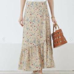 Rouge vif la cle 花柄ロングスカート サイズ36