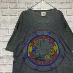 USA製90sヴィンテージTシャツ！シングルステッチ　グレー半袖古着　M716