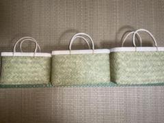 もんたん　鳥越竹細工　市場かご　新品　大中小サイズ3点セット　取手ビニール 楽天市場】岩手県鳥越地区の竹細工【岩手県二戸 鳥越竹細工