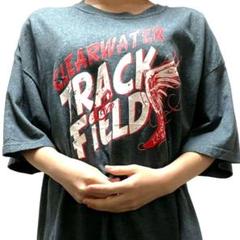 クリアウォーター トラック&フィールド Tシャツ XL グレー 灰色 古着