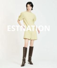 ライトツイードパフオールインワン　エストネーション ESTNATION / ライトツイードパフオールインワン - メルカリ