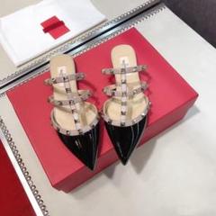 華やか美品】ブランドサンダル スタッズ ポインテッド 36／23cm