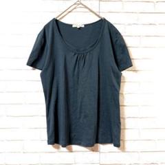 【SEIZE】ラウンドネック 半袖Tシャツ3号グリーン系 カットソー 無地