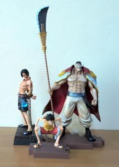 ワンピース フィギュア 一番くじ 白ひげ エース ルフィ　3体セット ワンピース ONE PIECE ルフィ エース 白ひげ フィギュア3体