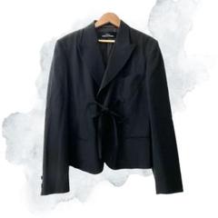 【美品】トリココムデギャルソン　ウール　ダブル　テーラードジャケット トリココムデギャルソンtricot COMME des GARCONS ラウンド
