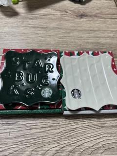 スターバックス　クリスマス　ミニプレート