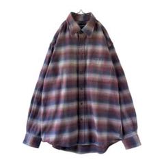 UNIQLO　デザインシャツ　オンブレチェック　00ｓ　old　グラデーション