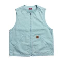 【新品未使用】HELLRAZOR OVER DYE DENIM VESTのサムネイル