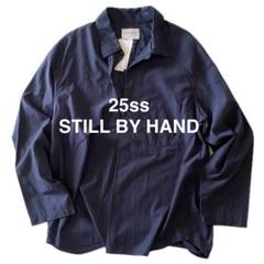 25SS STILL BY HAND キュプラ コットン プルオーバーシャツ