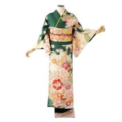 単衣付け下げ鶴　裄68㎝　退紅色 着物：41,000円～60,000円 - 銀座きもの青木｜長く大切に着続け