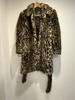 Rude Gallery レオパード柄ロングコート HGE-H0514 Rude Gallery レオパード柄ロングコート HGE-H0514