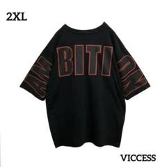 VICCESS ヴィクセスTシャツ背面バックプリントロゴカジュアル古着のサムネイル