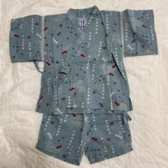 ミキハウス 90cm 甚平 金魚 トンボ柄