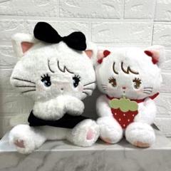 mikko characters BLACK RIBBON ぬいぐるみ いちご