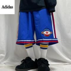 00s Adidas サンプル品 バスパン バギーパンツ ハーフ ショーツ 極太