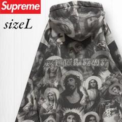 supreme ジーザス&マリア総柄パーカー　GOLD Mサイズ SUPREME (シュプリーム) 18AW Jesus and Mary Hooded Sweatshirt
