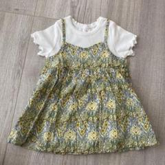 【美品】バースデー　コトリ　90サイズ　半袖　リバティ
