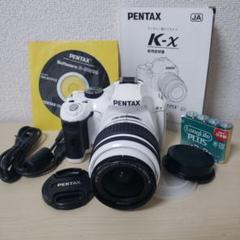 美品！人気のホワイト PENTAX K-x ダブルズームセット ペンタックス PENTAX K-x ダブルズームキット投稿画像・動画