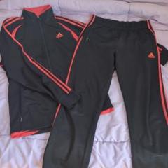adidas clima365 ジャージ上下セット Lサイズ　レッド adidas clima365 ジャージ上下セット Lサイズ レッド