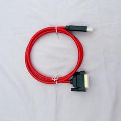 ディスプレイポート DVI 変換 ケーブル 赤 レッド DPからDVI