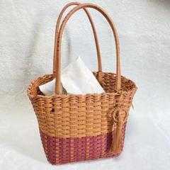 かごバック ハンドメイド ハンドバック ミニバック