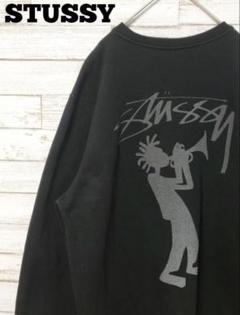 希少XL】STUSSY ステューシー スウェット シャドーマン ジャズ 古着