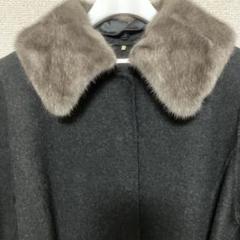 Elie Tahari タハリ ウールカシミヤ ブレンド ロングコートミンク Elie Tahari タハリ ウールカシミヤ ブレンド ロングコート