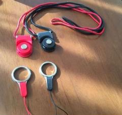 新品未使用ネックストラップ 携帯ストラップ首掛け、 二本セットお得