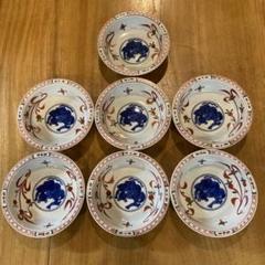 country様専用 美濃焼 “黒岩卓実“作 赤絵8寸皿 織部8寸強皿 各1