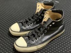 CONVERSE／コンバース オールスター／レザー ハイカット 黒