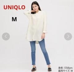 新品　セオリー リネン ブレンド　チュニック UNIQLO（ユニクロ）の「リネンブレンドスタンドカラーチュニック