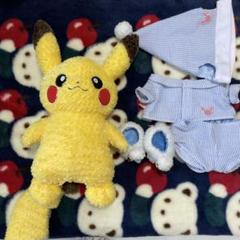 ピカチュウ　ぬいぐるみ　Pikachu's Closet パジャマセット