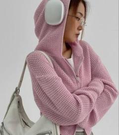 BLACKUP ニットフーディーのサムネイル