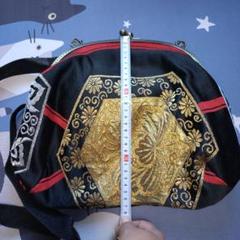 帯のリメイク　がま口 ショルダーバッグ♪