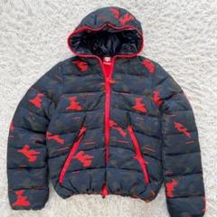 美品 現行 HYDROGEN × DUVETICA ダウンジャケット レッド DUVETICAダウンジャケット