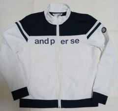 and per se ジップアップジャケット ホワイト and per se｜アンパスィ（レディース）のブルゾン（ジップアップ
