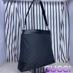 【美品】GUCCI×グッチ GG柄A4収納可能ショルダーバッグ