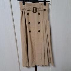 【美品】トレンチスカート M　ベージュ　INGNI