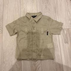 コムサイズム　麻素材　半袖シャツ　90
