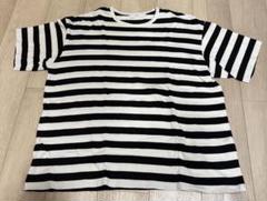 Graphpaper 白黒ストライプ Tシャツ(半袖) サイズ1