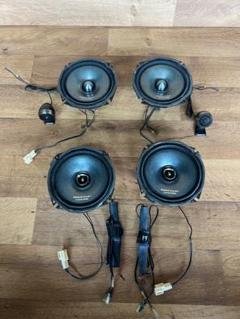 アルパイン スピーカー17cm DDL-R170S ACR50Wに装着しましたF ALPINE DDL-R170S 17cm セパレートスピーカー