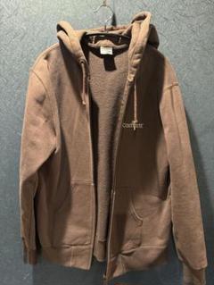 【面白いこと言ったら値下げ可能】Carhartt ベージュ ジップアップパーカー 面白いこと言ったら値下げ可能】Carhartt ベージュ ジップアップ