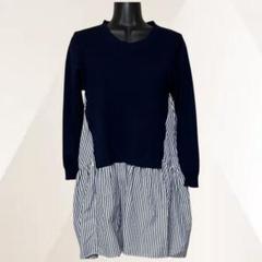madame etsuko shop　ワンピース　ネイビー　レディース