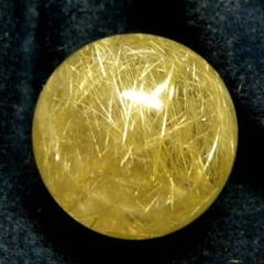 ⭐︎【高級】プラチナタイチンルチルクォーツ 丸玉 22mm 15.04g