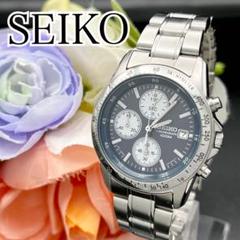 稼動 腕時計　SEIKO セイコー　新品電池　メンズ　デイト　シルバー　G80