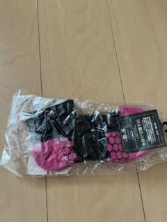 厚手日本製ソックス TPO-6053W 23-25cm 黒/ピンク